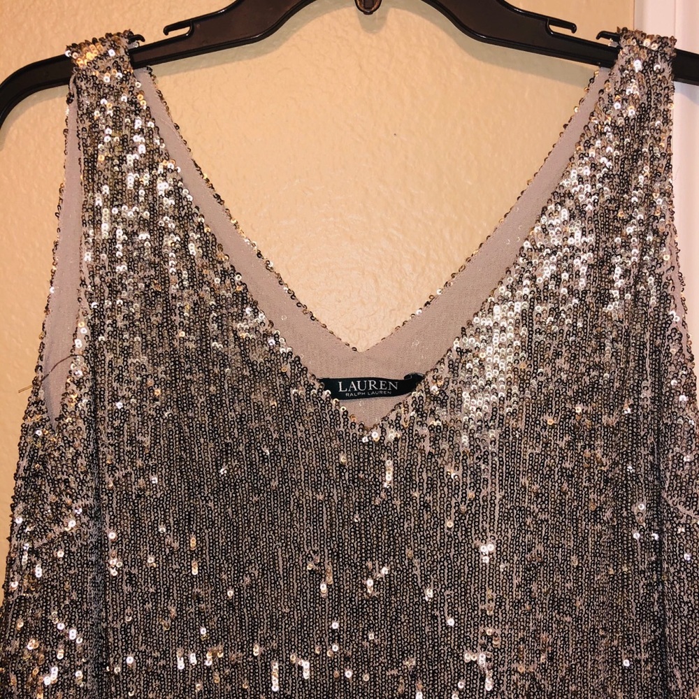 | Ralph Lauren champagne formal dress | NWT | - Picture 2 of 4